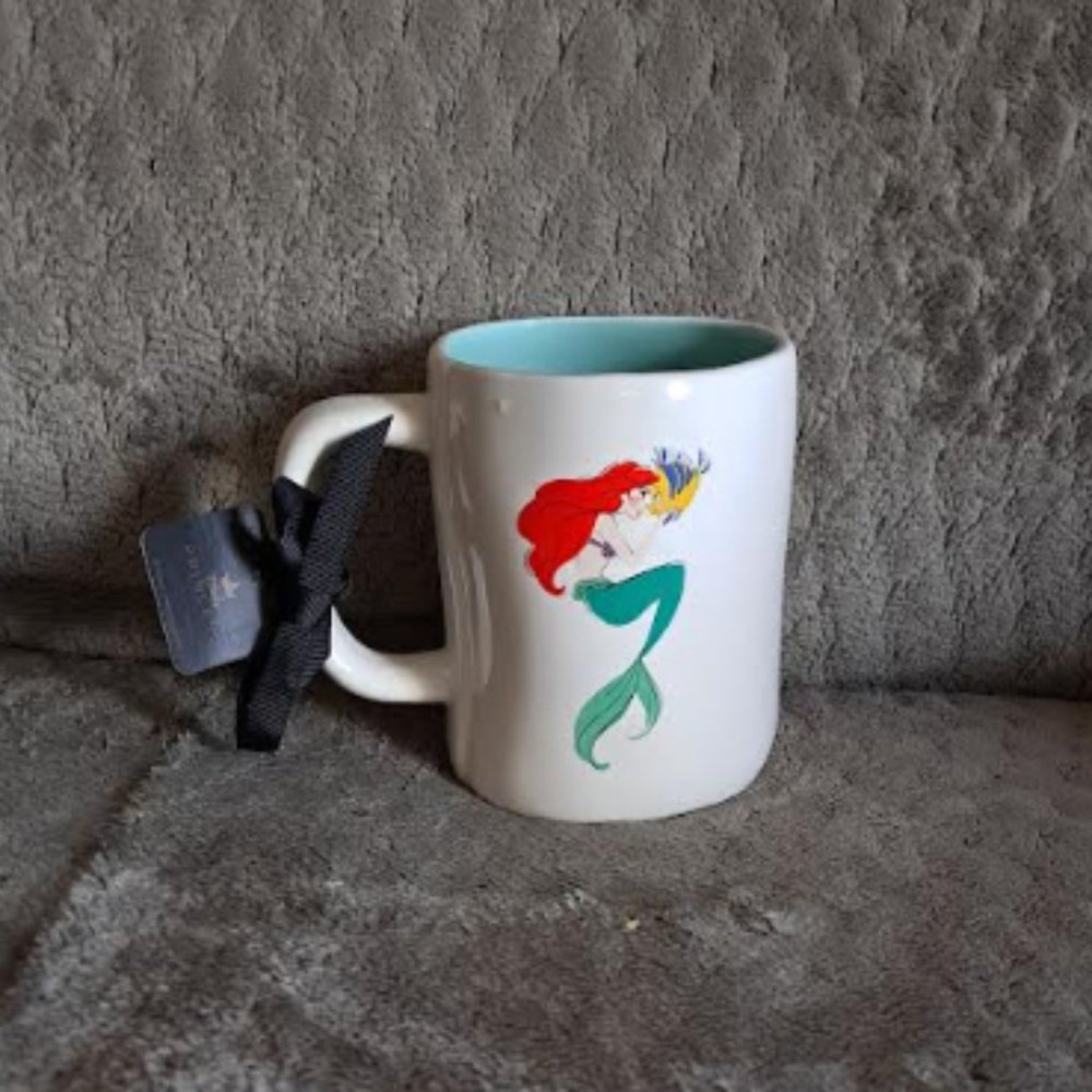 NWT RAE DUNN Disney Ariel MERMAID AT HEART Mug